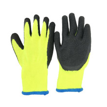 Tuff Grip Thermal Glove Latex Dipped Fleece Lined Gloves For Fruit Picking Warm Wet Dry
